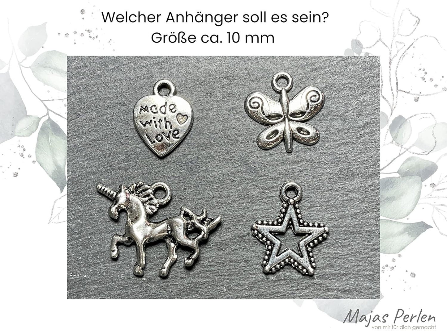 Armband Großer Bruder Petrol Acrylperlen 6 mm - Geschenk Big Sister kleine Schwester Geschwisterkind - Farben nach Wunsch personalisierbar