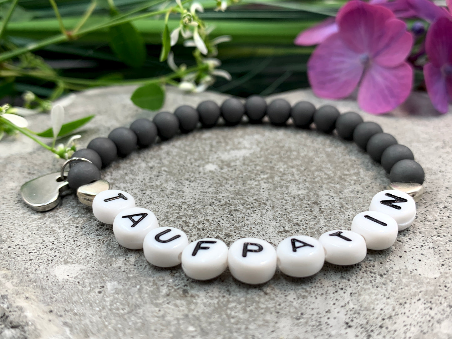 Taufpatin grau, Geschenk Taufe, Patenschaft, Willst Du meine Taufpatin sein?