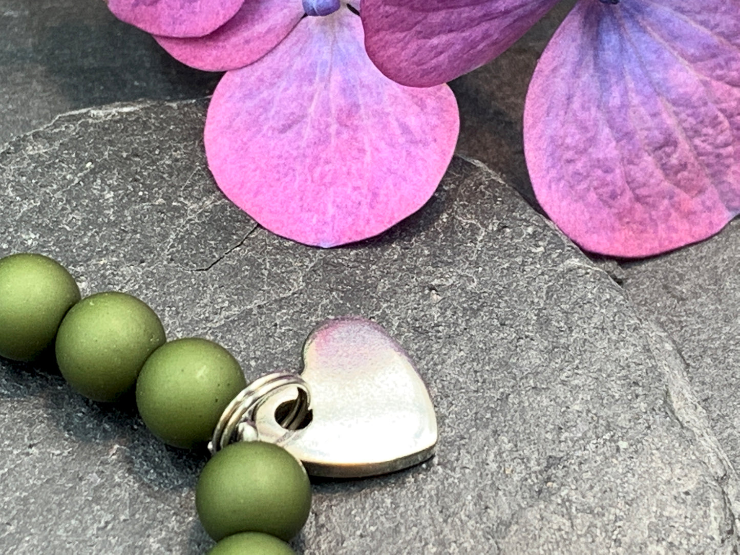 Armband Patin oliv Acryl - Geschenk Taufe Patentante Patenschaft - Frage: Willst Du meine Taufpatin sein - Handmade personalisierbar