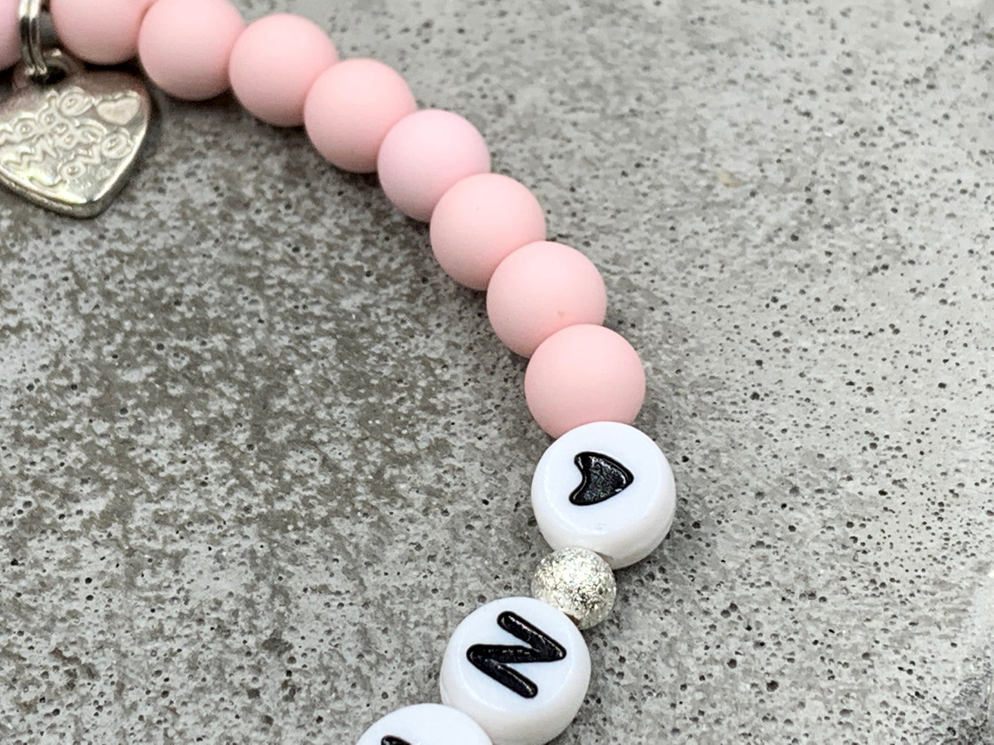 Armband Trauzeugin Zartrosa - Acryl Perlen 6 mm - Willst du meine Trauzeugin sein? - Geschenk Team Braut und JGA - Farbe wählbar