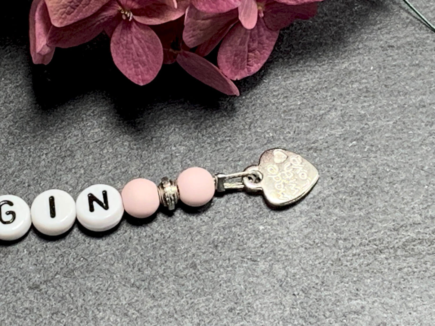 Schlüsselanhänger Trauzeugin Rosa Acryl - Geschenk Frage Trauzeugin Brautjungfer Team Braut JGA - viele eben - Edelsteine möglich