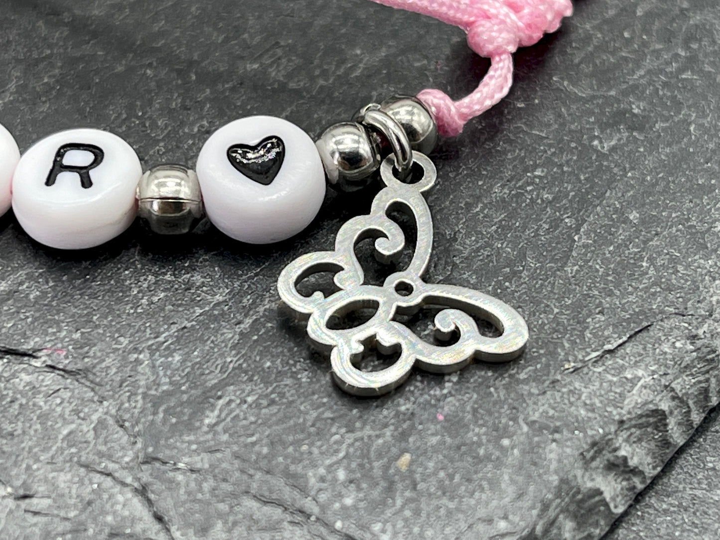 Armband Grosse Schwester Makramee Edelstahl - Geschenk Schwesterherz kleiner Bruder Armband Kinderarmband Geburt Geschwisterkind Wunschfarbe