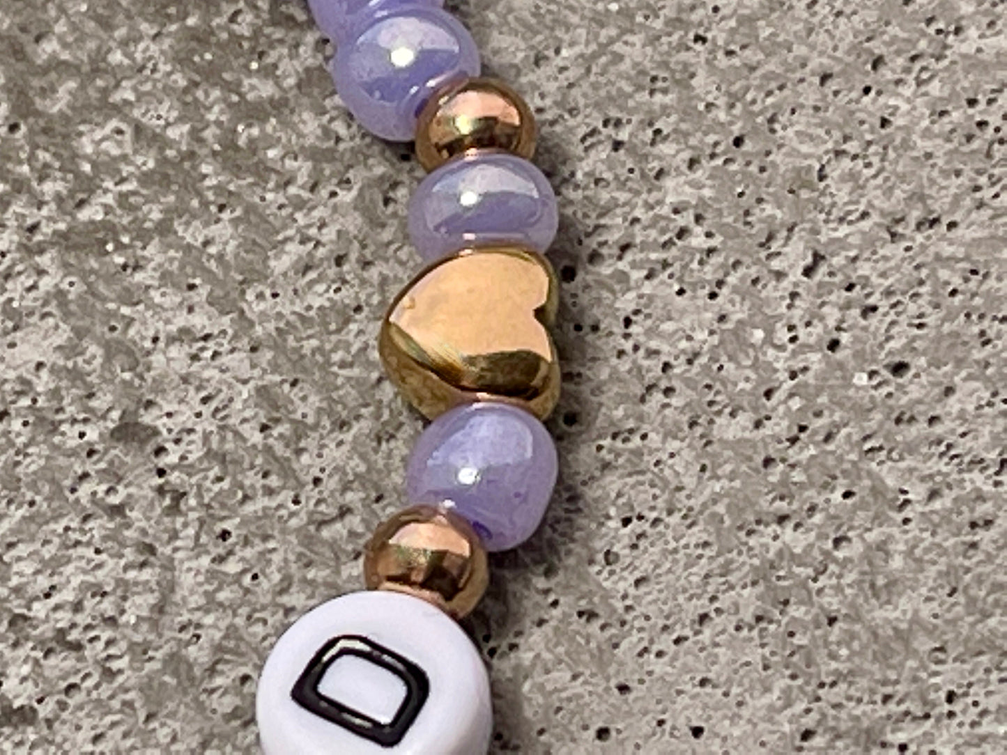 Armband Blumenkind Rocailles Flieder Edelstahl Roségold - Farben lila pink weiß - Geschenk Blumenmädchen Kerzenkind - personalisierbar