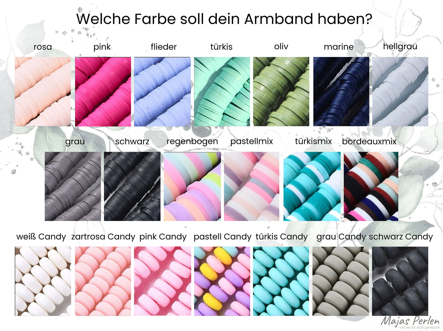 Armband Brauttochter Katsuki Rosa Gold - Größe 12 cm bis 20 cm- viele Farben- Geschenk für Ringkind Brautkind Brautkind Hochzeit und Kinder