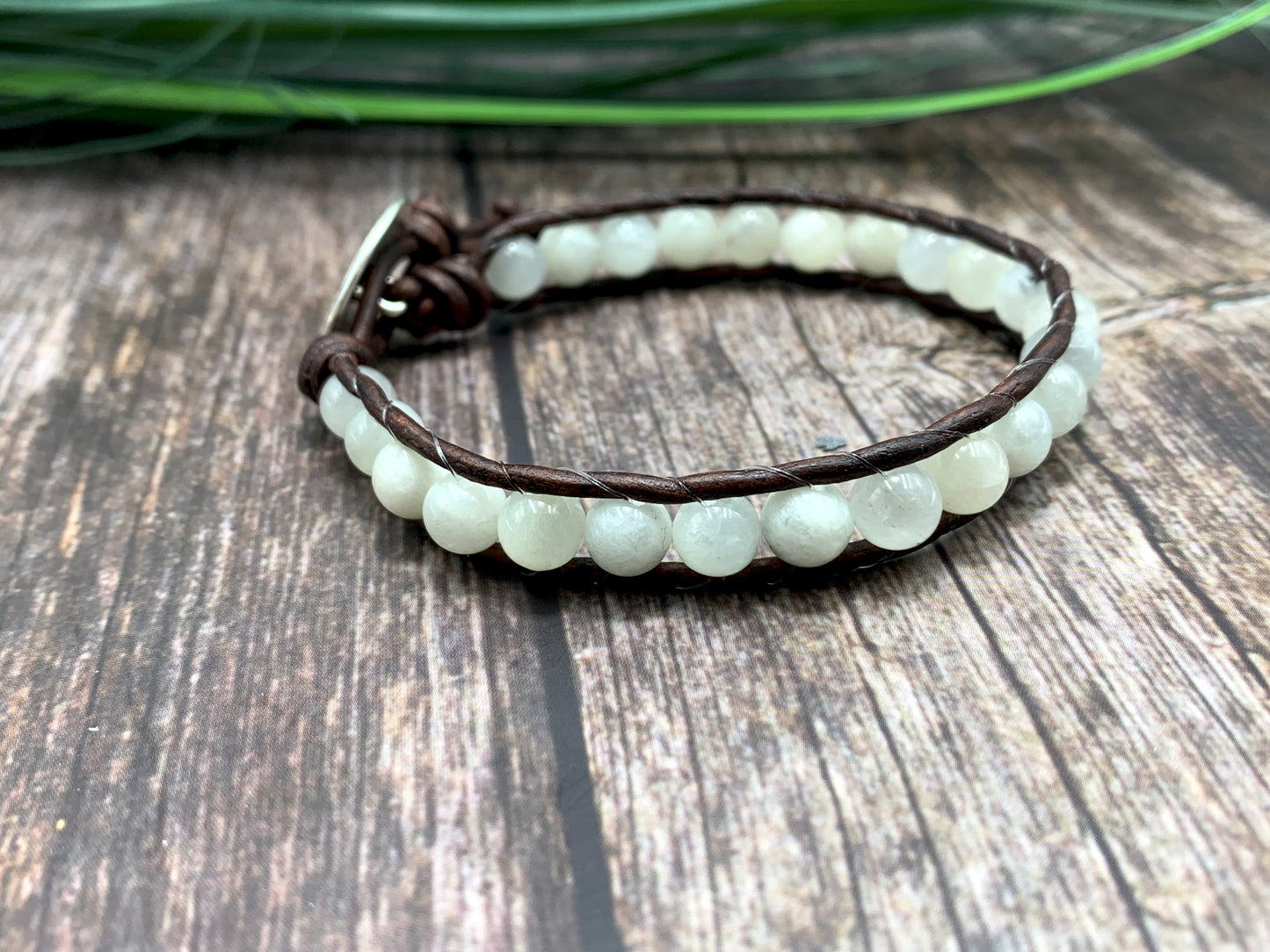 Bohoarmband Mondstein Vintage, Geburtsstein Juni, Lieblingsarmband Mondstein, Geschenk Liebe
