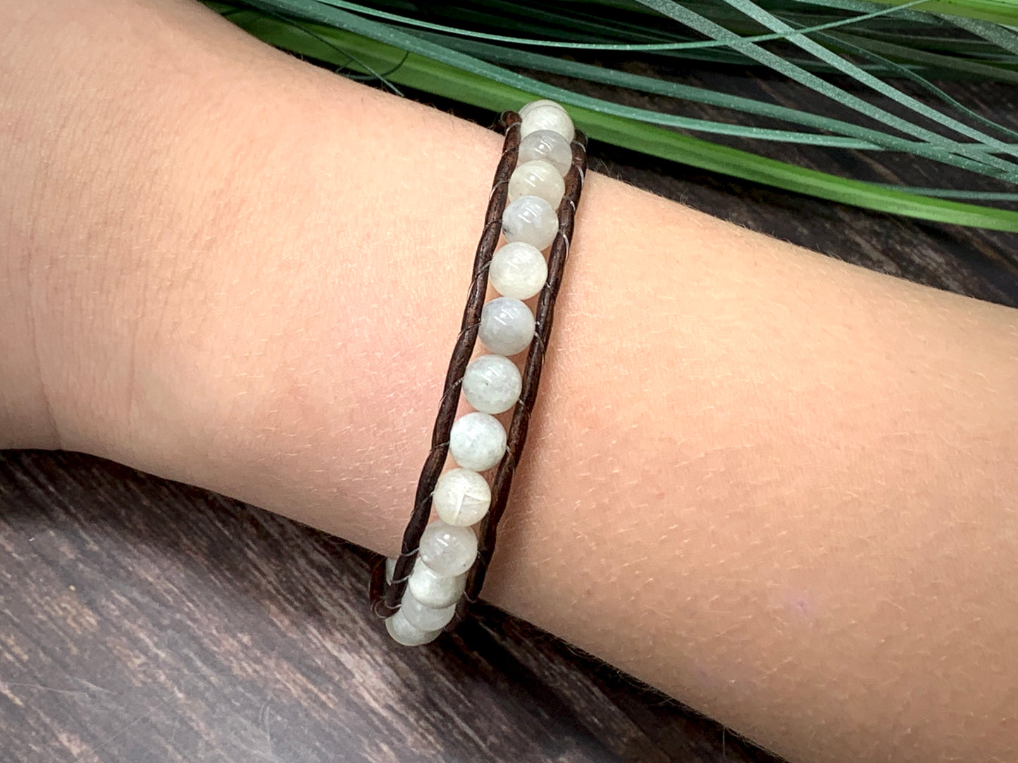 Bohoarmband Mondstein Vintage, Geburtsstein Juni, Lieblingsarmband Mondstein, Geschenk Liebe