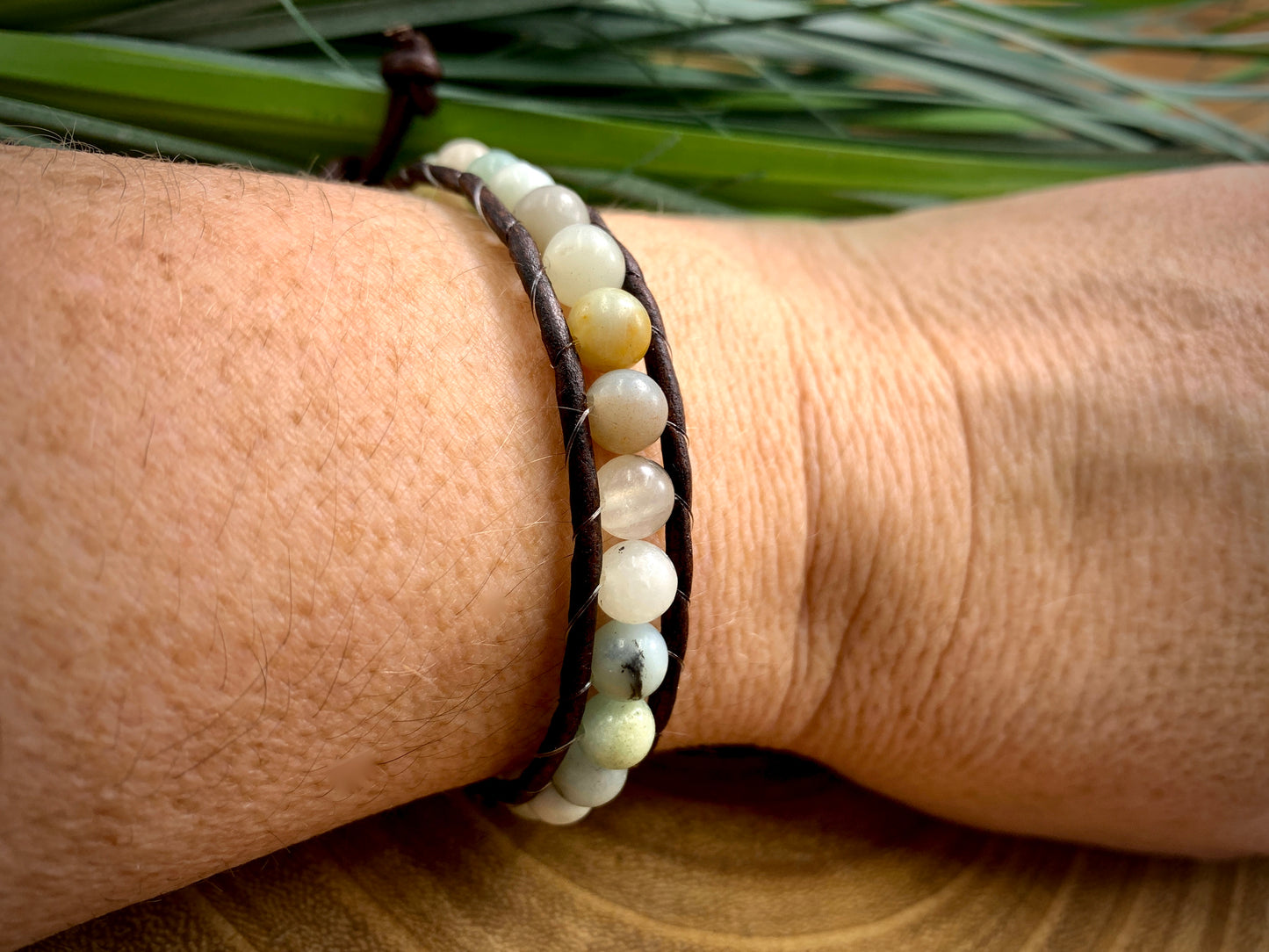 Armband Amazonit, Bohoarmband Amazonit, Lebensbaum, Geschenk für mich