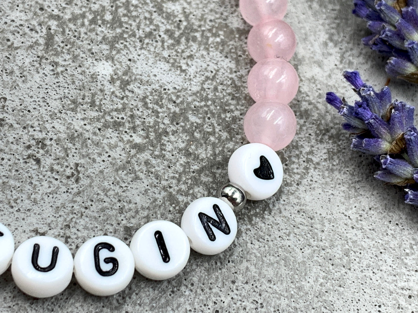 Armband Trauzeugin Rosenquarz - Geschenk JGA Andenkenschmuck Brautjungfer heiraten - Willst du meine Trauzeugin sein? - Handmade personalisierbar