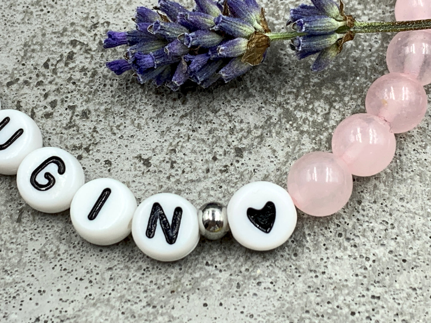 Armband Trauzeugin Rosenquarz - Geschenk JGA Andenkenschmuck Brautjungfer heiraten - Willst du meine Trauzeugin sein? - Handmade personalisierbar